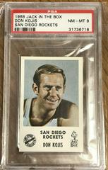 Don Kojis Basketball Cards 1968 Jack In The Box San Diego Rockets Prices