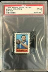 Craig Morton Football Cards 1969 Topps Four in One Single Prices