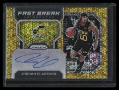 Jordan Clarkson [Gold] #FB-JCJ Basketball Cards 2022 Panini Prizm Fast Break Autographs Prices