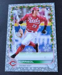 TJ Friedl [Metallic] #HW109 Baseball Cards 2022 Topps Holiday Prices