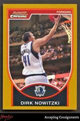 Dirk Nowitzki Refractor Basketball Cards 2007 Bowman Chrome Prices