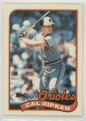 Cal Ripken Jr. Baseball Cards 1989 Topps Tiffany Prices