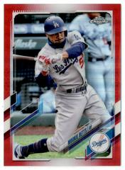 Mookie Betts [Red Refractor] #100 Baseball Cards 2021 Topps Chrome Prices