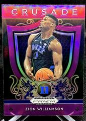 Zion Williamson [Purple Prizm] Basketball Cards 2019 Panini Prizm Draft Picks Prices