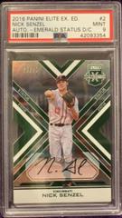 Nick Senzel [Autograph Charcoal] #2 Baseball Cards 2016 Panini Elite Extra Edition Prices