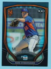 Noah Syndergaard Baseball Cards 2015 Bowman Scout's Top 100 Prices