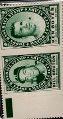 Bill Bruton, Ken Boyer Baseball Cards 1961 Topps Stamp Panels Prices