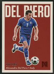 Alessandro Del Piero [Red] #59 Soccer Cards 2017 Panini Nobility Prices