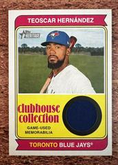 Teoscar Hernandez #CCR-TH Baseball Cards 2023 Topps Heritage Clubhouse Collection Relics Prices