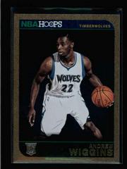 Andrew Wiggins [Gold] #261 Basketball Cards 2014 Panini Hoops Prices