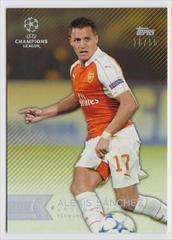 Alexis Sanchez [Gold] #144 Soccer Cards 2015 Topps UEFA Champions League Showcase Prices