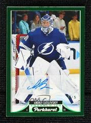 Andrei Vasilevskiy [Emerald Ice Autograph Achievements] #255 Hockey Cards 2022 Parkhurst Prices
