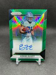 Ezekiel Elliott [Green] #RA-EZE Football Cards 2016 Panini Prizm Rookie Autograph Prices