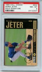 Derek Jeter [Gold Signature] Baseball Cards 1994 Collector's Choice Prices