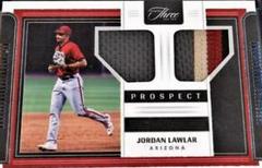 Jordan Lawlar #PDJ-JL Baseball Cards 2022 Panini Three and Two Prospect Dual Jerseys Prices