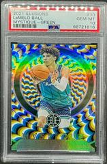 LaMelo Ball [Green] Basketball Cards 2021 Panini Illusions Mystique Prices