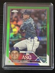 Corey Seager [Green] Baseball Cards 2023 Topps Chrome Update All Star Game Prices