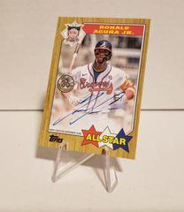 Ronald Acuna Jr. #87BA-RA Baseball Cards 2022 Topps Update 1987 Autographs Prices