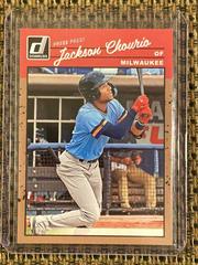 Jackson Chourio [Press Proof] #243 Baseball Cards 2023 Panini Donruss Prices