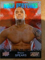 Shawn Spears [Silver] Wrestling Cards 2021 Upper Deck AEW Main Features Prices