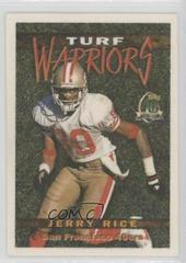 Jerry Rice Football Cards 1996 Topps Turf Warriors Prices