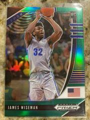 James Wiseman [Green Prizm] Basketball Cards 2020 Panini Prizm Draft Picks Prices