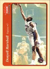 Donyell Marshall #29 Basketball Cards 2004 Fleer Prices