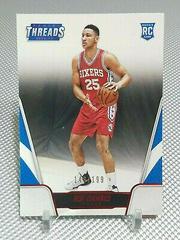 Ben Simmons [Red] Basketball Cards 2016 Panini Threads Prices
