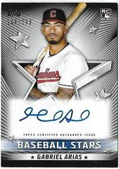 Gabriel Arias [Black] Baseball Cards 2022 Topps Update Stars Autographs Prices