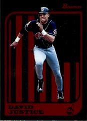 David Justice #273 Baseball Cards 1997 Bowman International Prices
