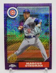 Marcus Stroman [Purple] #T87C2-6 Baseball Cards 2022 Topps Silver Pack 1987 Chrome Series 2 Prices