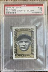 Bill Dickey [Silver] #40 Baseball Cards 1963 Bazooka All Time Greats Prices