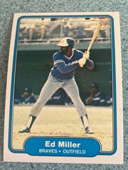 Ed Miller #441 Baseball Cards 1982 Fleer Prices