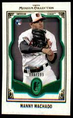 Manny Machado [Green] #70 Baseball Cards 2013 Topps Museum Collection Prices