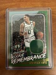 Jayson Tatum [Winter] Basketball Cards 2022 Panini Hoops Rookie Remembrance Prices