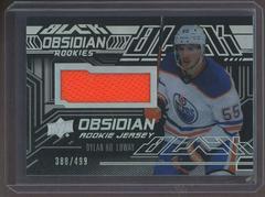 Dylan Holloway #ORJ-DH Hockey Cards 2022 SPx UD Black Obsidian Rookies Jersey Prices
