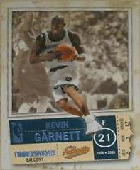 Kevin Garnett #34 Basketball Cards 2004 Fleer Authentix Prices