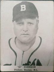 'SI' Johnson Baseball Cards 1947 Tip Top Bread Prices