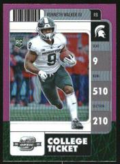 Kenneth Walker III [Pink] #7 Football Cards 2022 Panini Chronicles Draft Picks Contenders Optic Prices