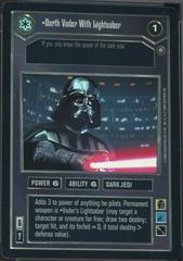 Darth Vader With Lightsaber [Foil] Star Wars CCG Reflections II Prices