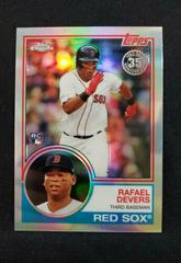 Rafael Devers Baseball Cards 2018 Topps Chrome 1983 Prices