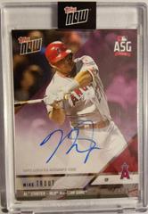 Mike Trout [Autograph Purple] Baseball Cards 2018 Topps Now All Star Prices