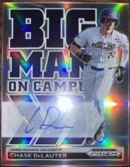 Chase DeLauter [Autograph Silver] #BMC-CD Baseball Cards 2022 Panini Prizm Draft Picks Big Man on Campus Prices