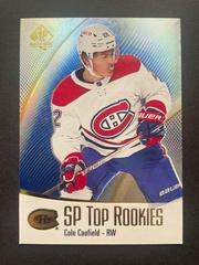 Cole Caufield [Blue] #TR-1 Hockey Cards 2021 SP Authentic Top Rookies Prices