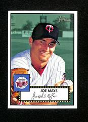 Joe Mays [Black Back] #46 Baseball Cards 2001 Topps Heritage Prices