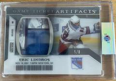Eric Lindros #GTA-EL Hockey Cards 2022 Upper Deck Artifacts Game Ticket Prices