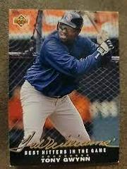Tony Gwynn Baseball Cards 1992 Upper Deck Ted Williams' Best Hitters Future Prices