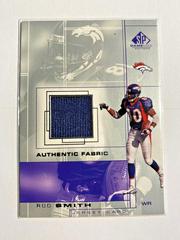 Rod Smith #RS Football Cards 2001 SP Game Used Authentic Fabric Prices