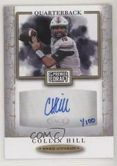 Collin Hill [Gold] #A108 Football Cards 2021 Sage Premier Draft Autographs Prices
