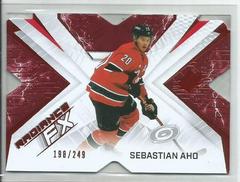 Sebastian Aho [Red] #RFX-26 Hockey Cards 2022 SPx Radiance FX Prices